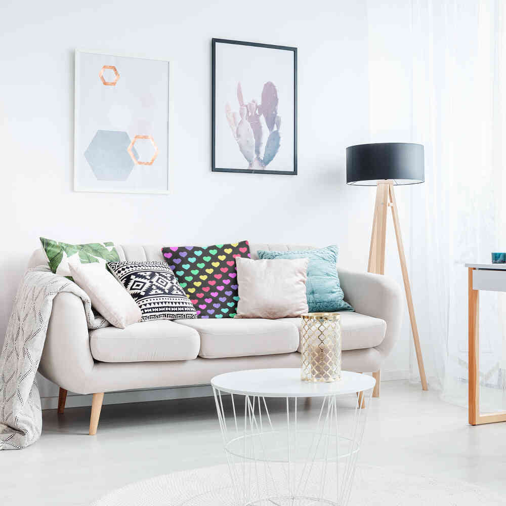 Gezondheidskussen bonte harten