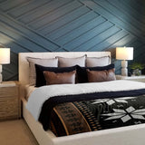 Originele therapiedeken - katoenen hoes gestreept met sterren