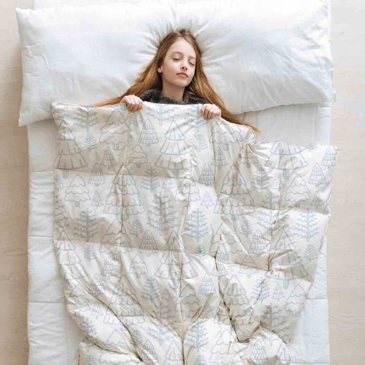 Original Therapiedecke - Baumwoll Bettwäsche Set zarter Wald