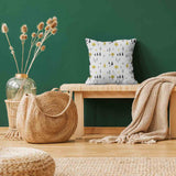 Gesundheitskissen mit gelben Bäumen