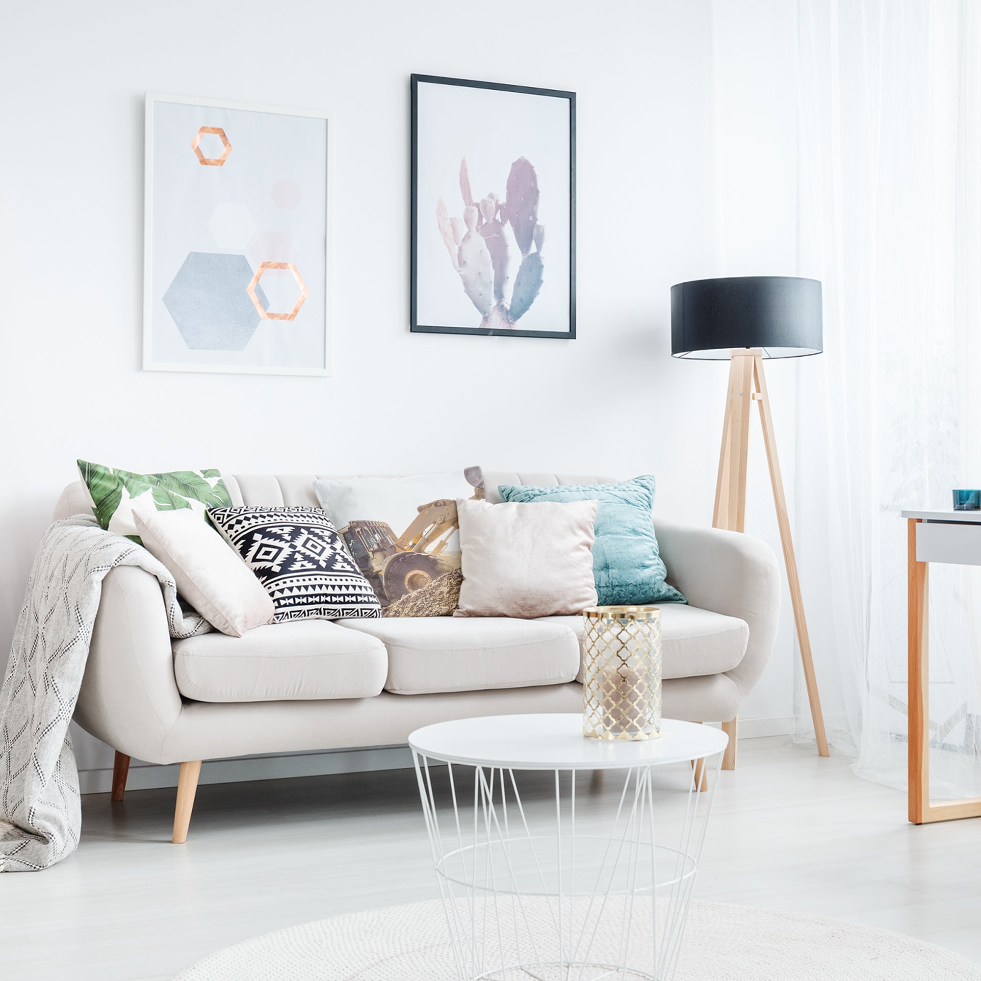 Gesundheitskissen Traktor am Berg