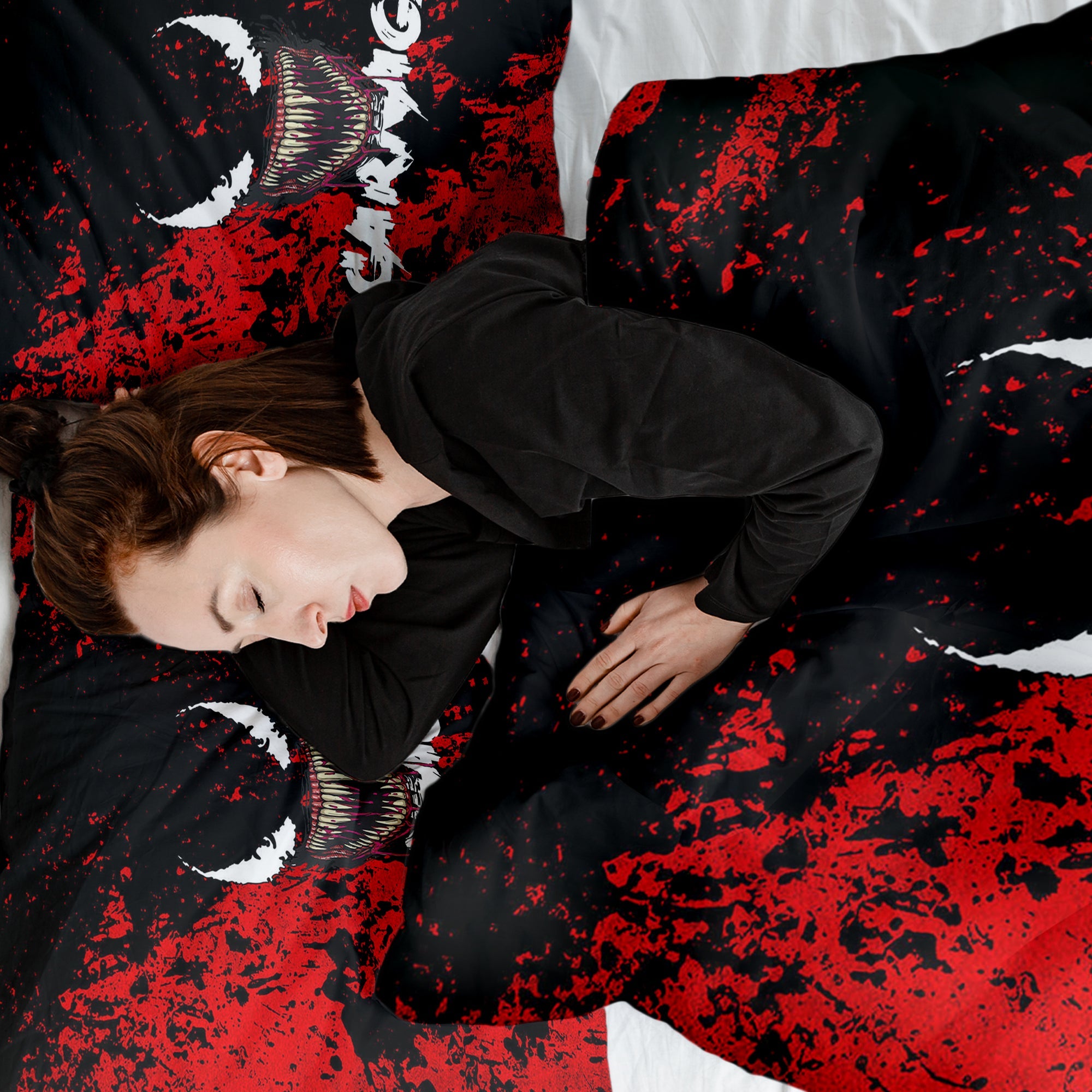 Therapiedekens Beddengoed Set Zwart Jokergezicht