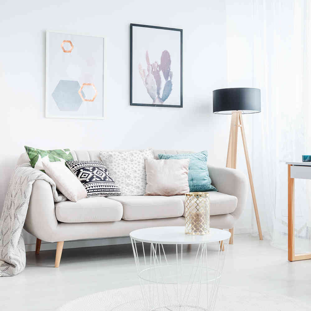 Gezondheidskussen grijs met klimop