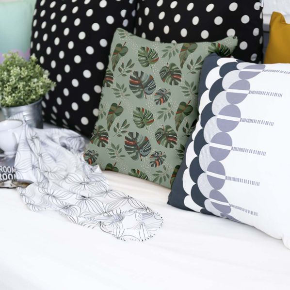 Gesundheitskissen Dunkle Monstera