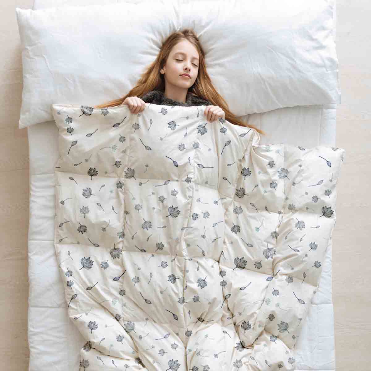 Therapiedekens beddengoed set vliegende bladeren