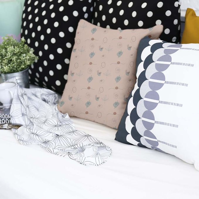 Gezondheidskussen Roze Planten