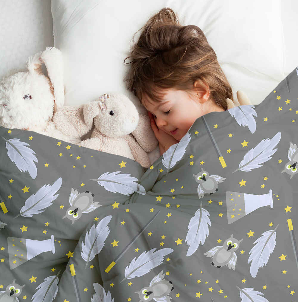 Therapiedekens Beddengoed Set Zwart Toverstaf