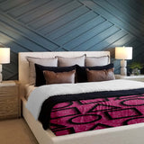 Originele therapiedeken - katoenen hoes Pink Squid