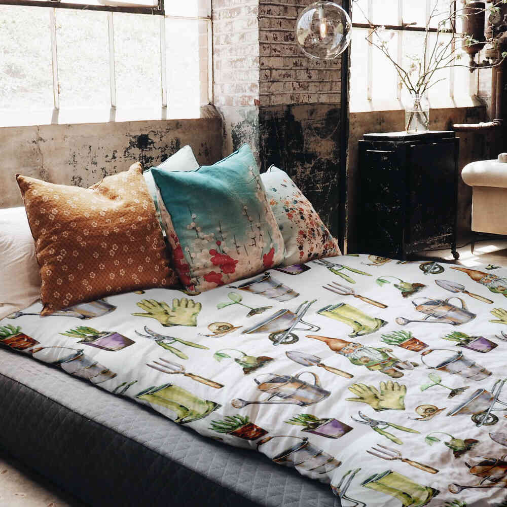 Therapiedekens Beddengoed Set Wit Tuinieren