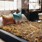Therapiedekens beddengoedset met hooi
