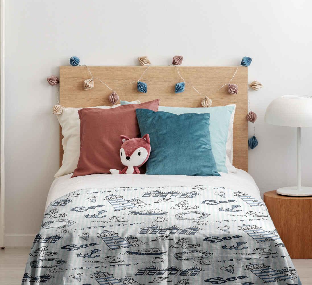 Original Therapiedecke - Baumwoll Bettwäsche Set Seefahrt