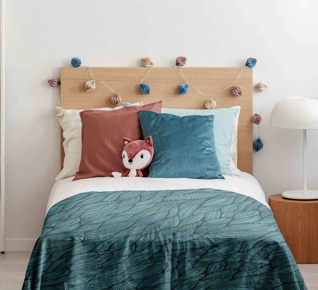 Therapiedekens Beddengoed Set Gevlochten groen