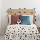 Originele therapiedeken - bosdieren verzwaringsdeken met katoenen hoes voor kinderen