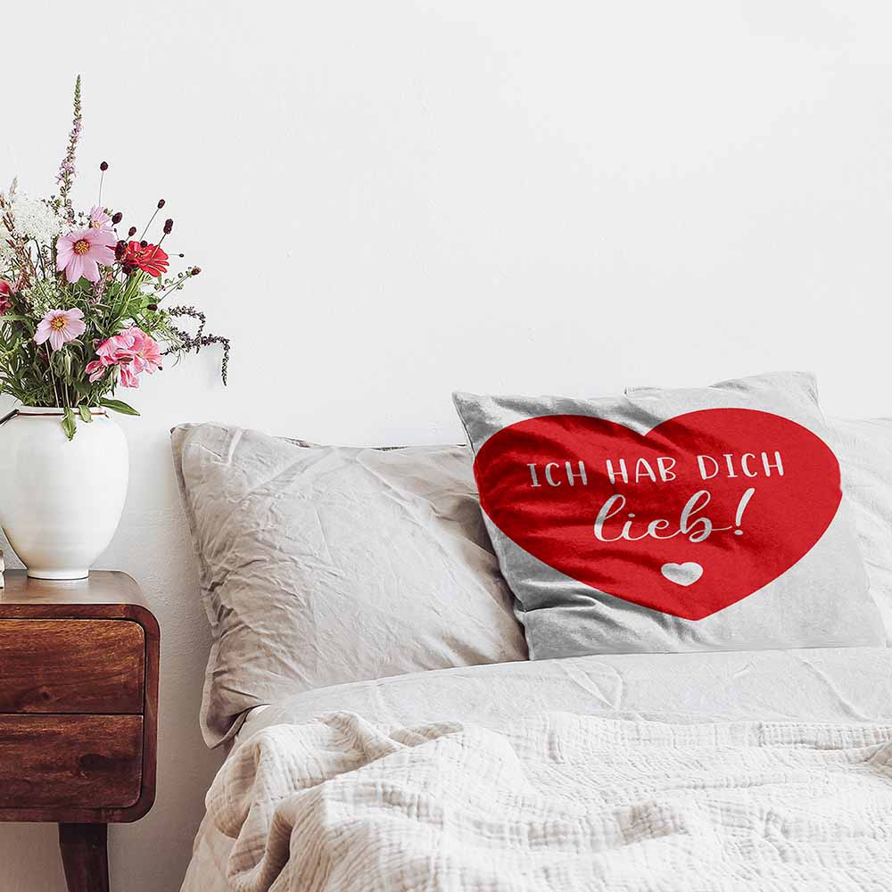 Gezondheidskussen Hart Ik hou van je