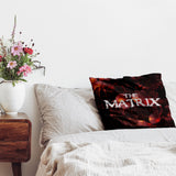 Gezondheidskussen Rood The Matrix Schriftzug