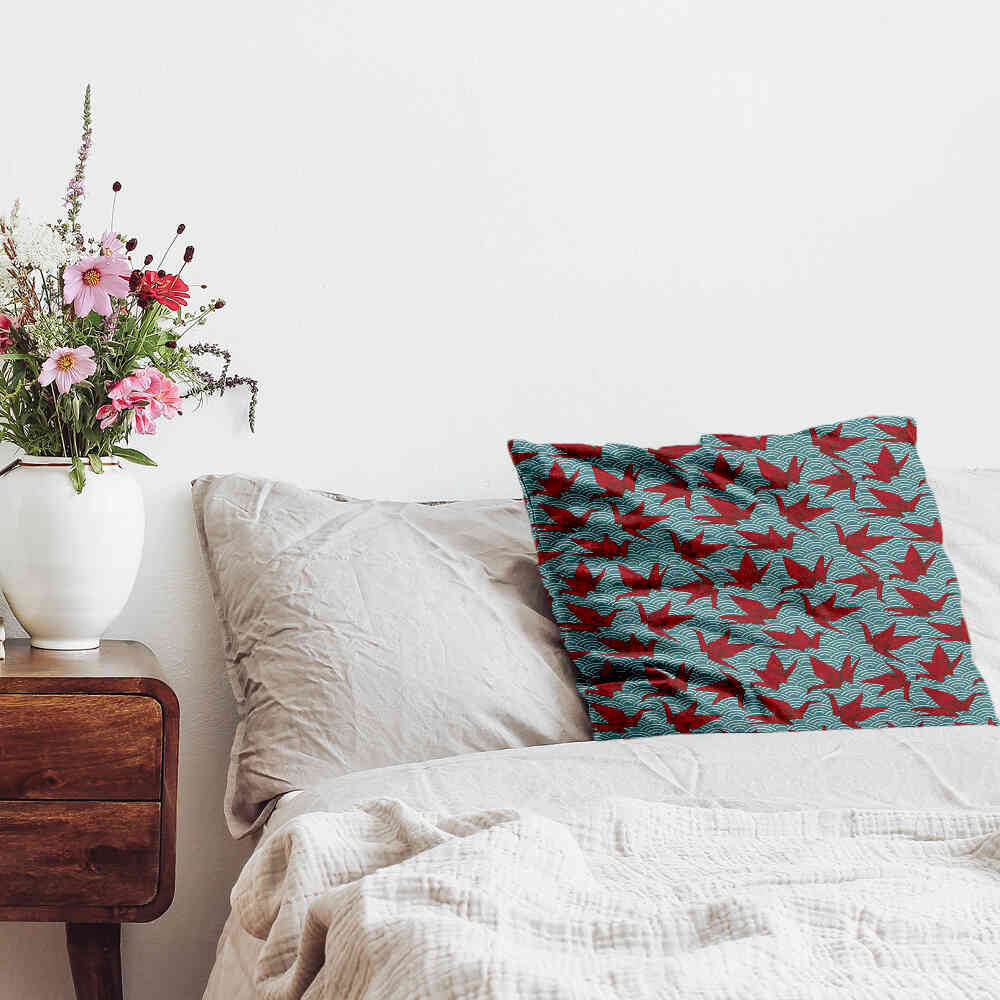 Gezondheidskussen Rood Origami