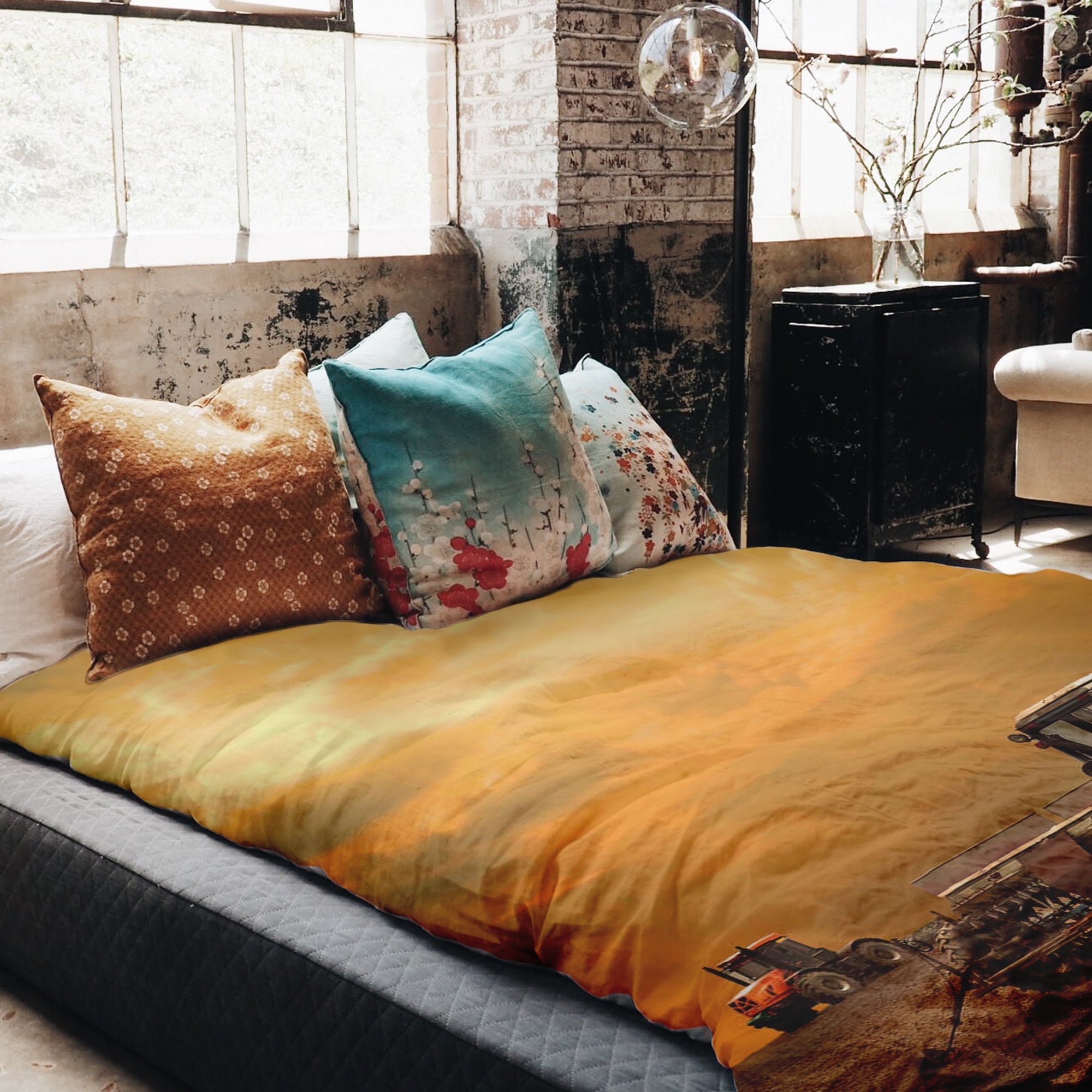 Original Therapiedecke - Baumwoll Bettwäsche Set Zwei Trecker