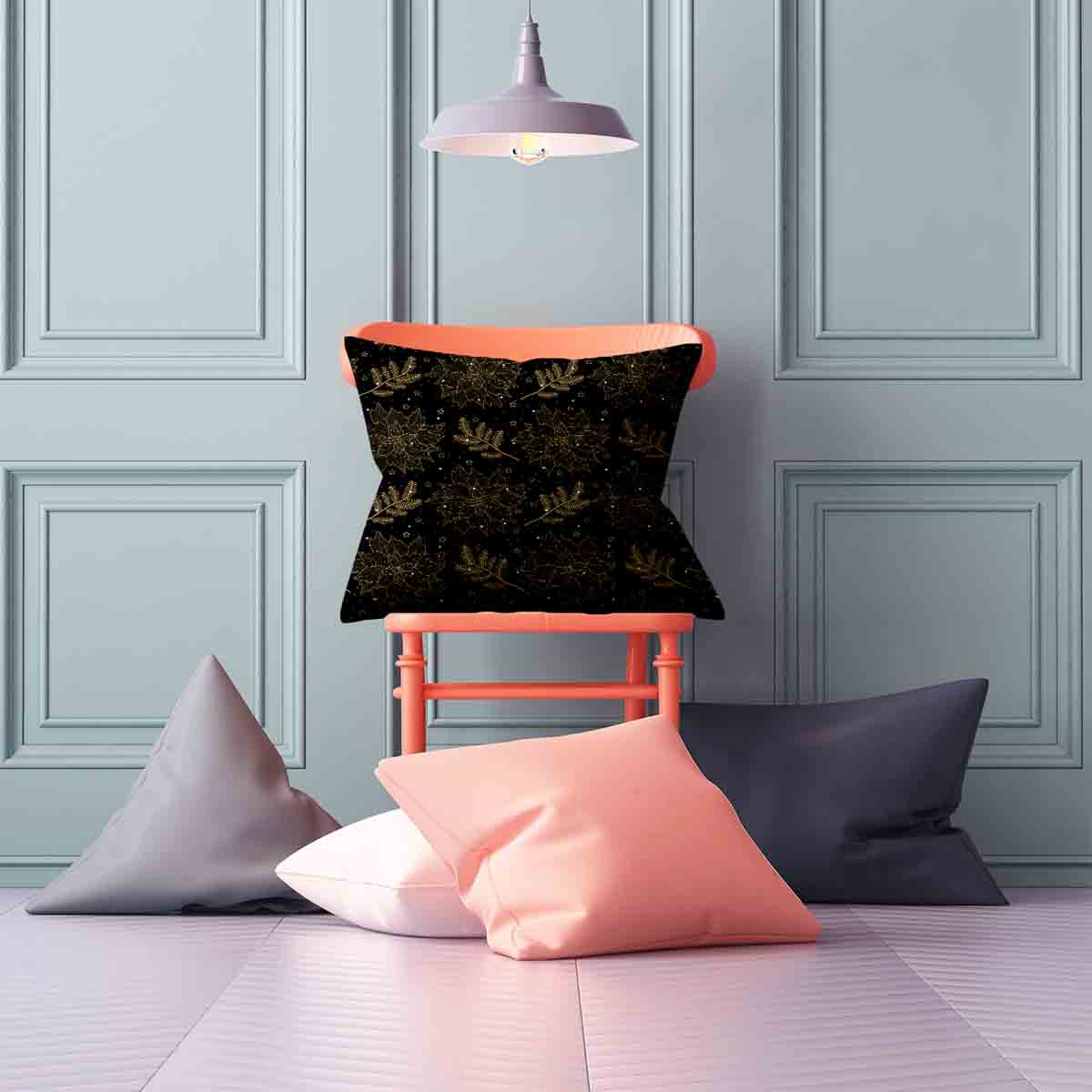 Gezondheidskussen Zwart Kerstster