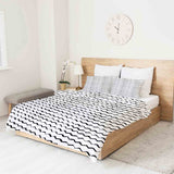 Therapiedekens Beddengoed Set Wit Zigzag