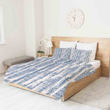 Originele therapiedeken - katoenen hoes met blauw patroon