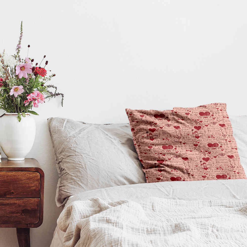 Gezondheidskussen Roze Ik hou van jou