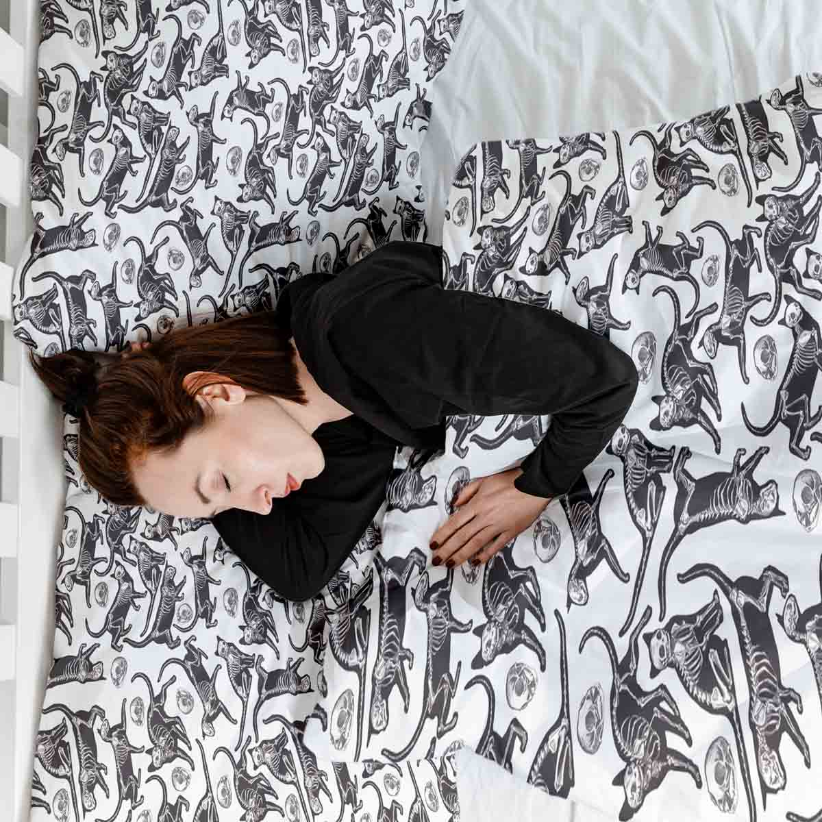 Therapiedekens Beddengoed Set Halloween Kat