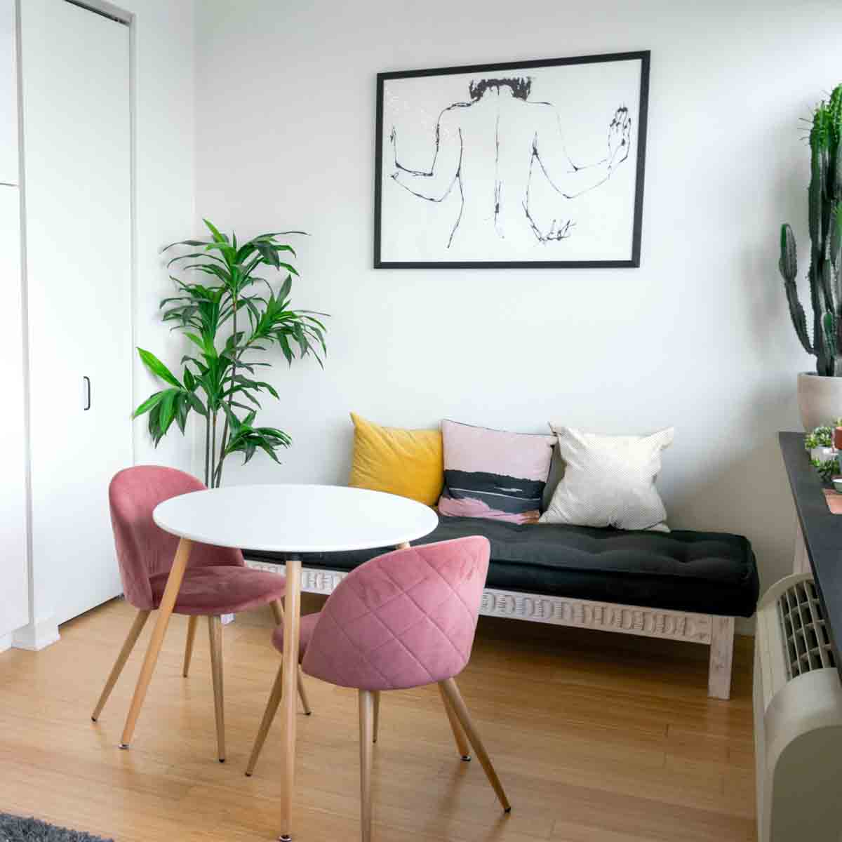 Gezondheidskussen wit met grijze stippen