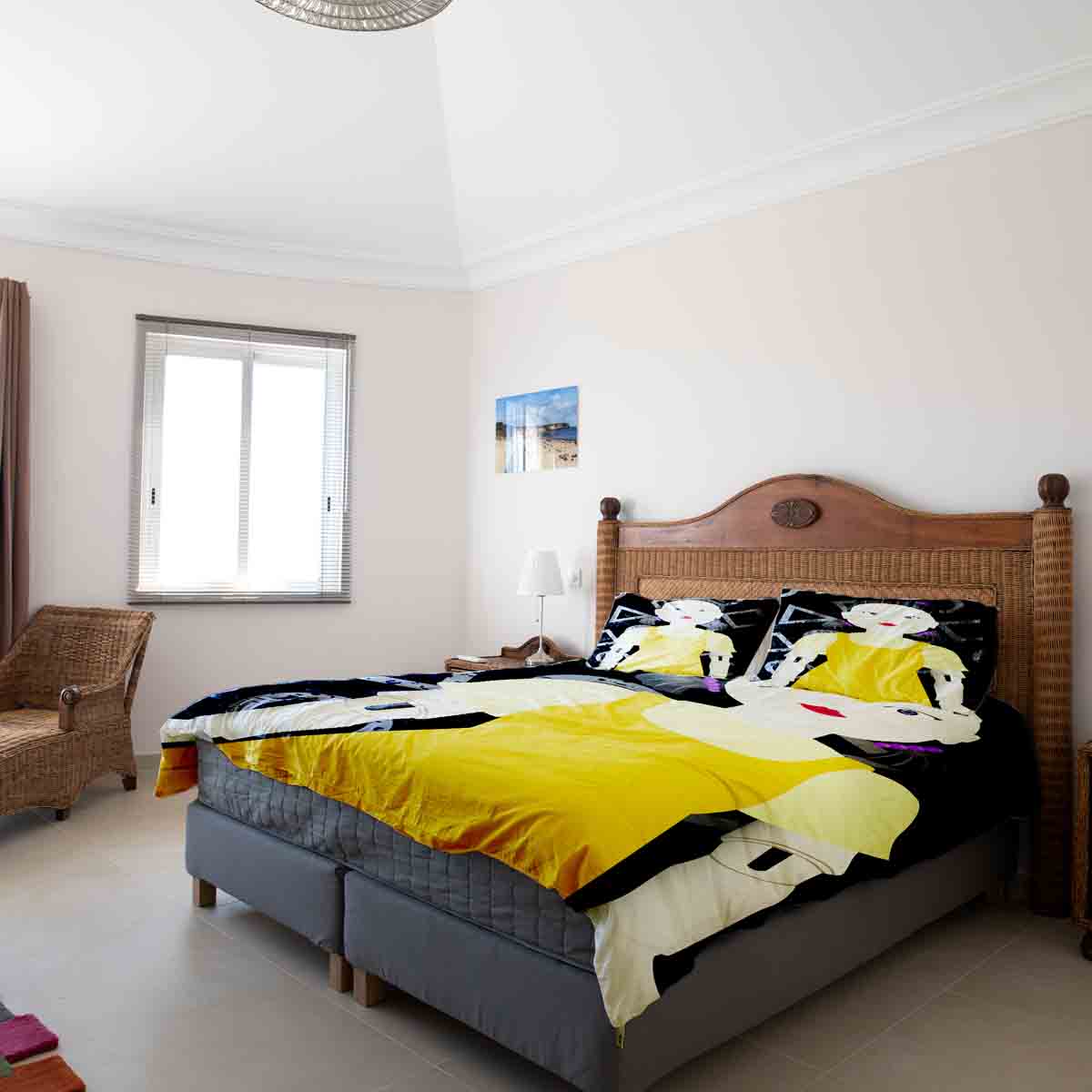 Therapiedecken beddengoed set rood licht, groen licht