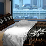 Originele therapiedeken - katoenen hoes gestreept met sterren