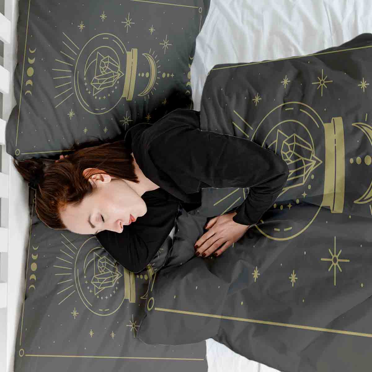 Original Therapiedecke - Baumwoll Bettwäsche Set Kristallkugel