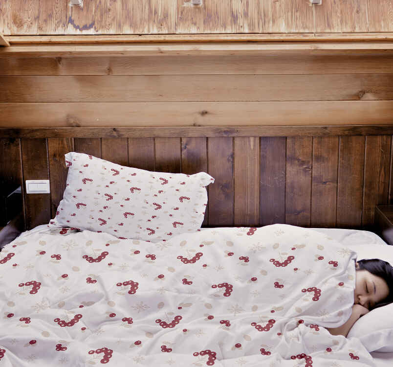 Original Therapiedecke - Baumwoll Bettwäsche Set mit Beerenstrauch