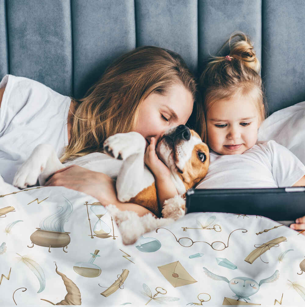 Therapiedekens Beddengoed Set Wit Magische Dingen