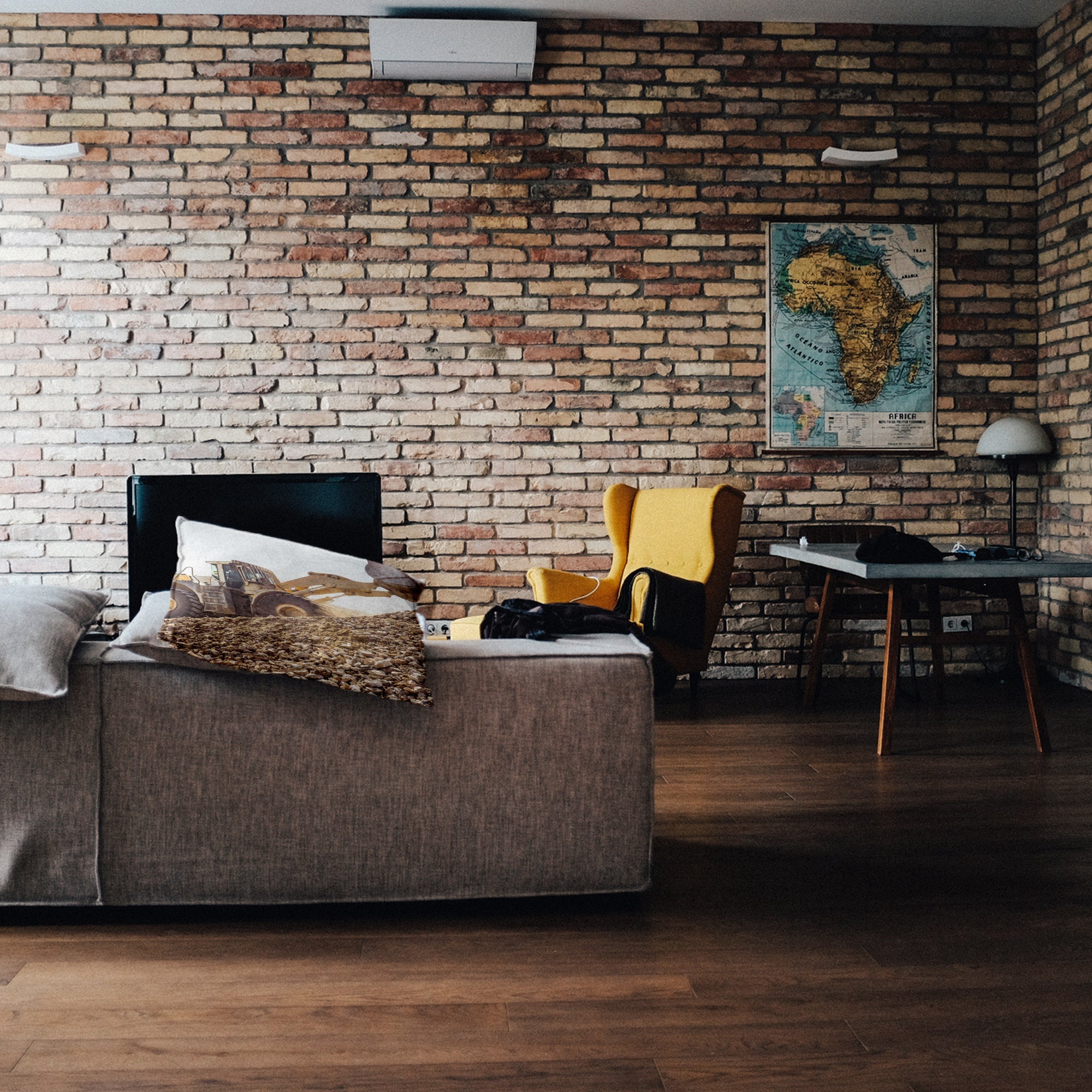 Gesundheitskissen Traktor am Berg