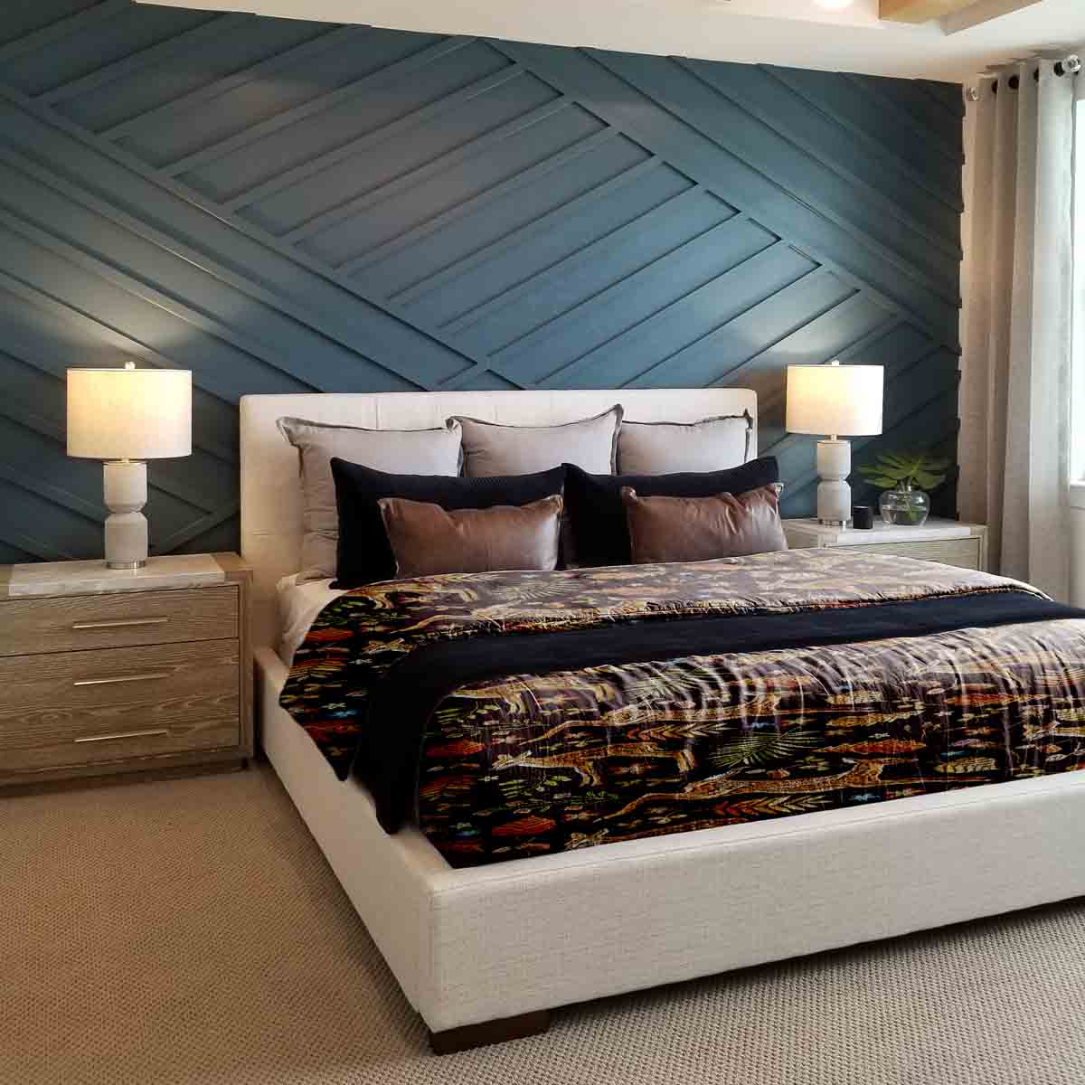 Original Therapiedecke - Baumwoll Bettwäsche Set Braun mit Reh