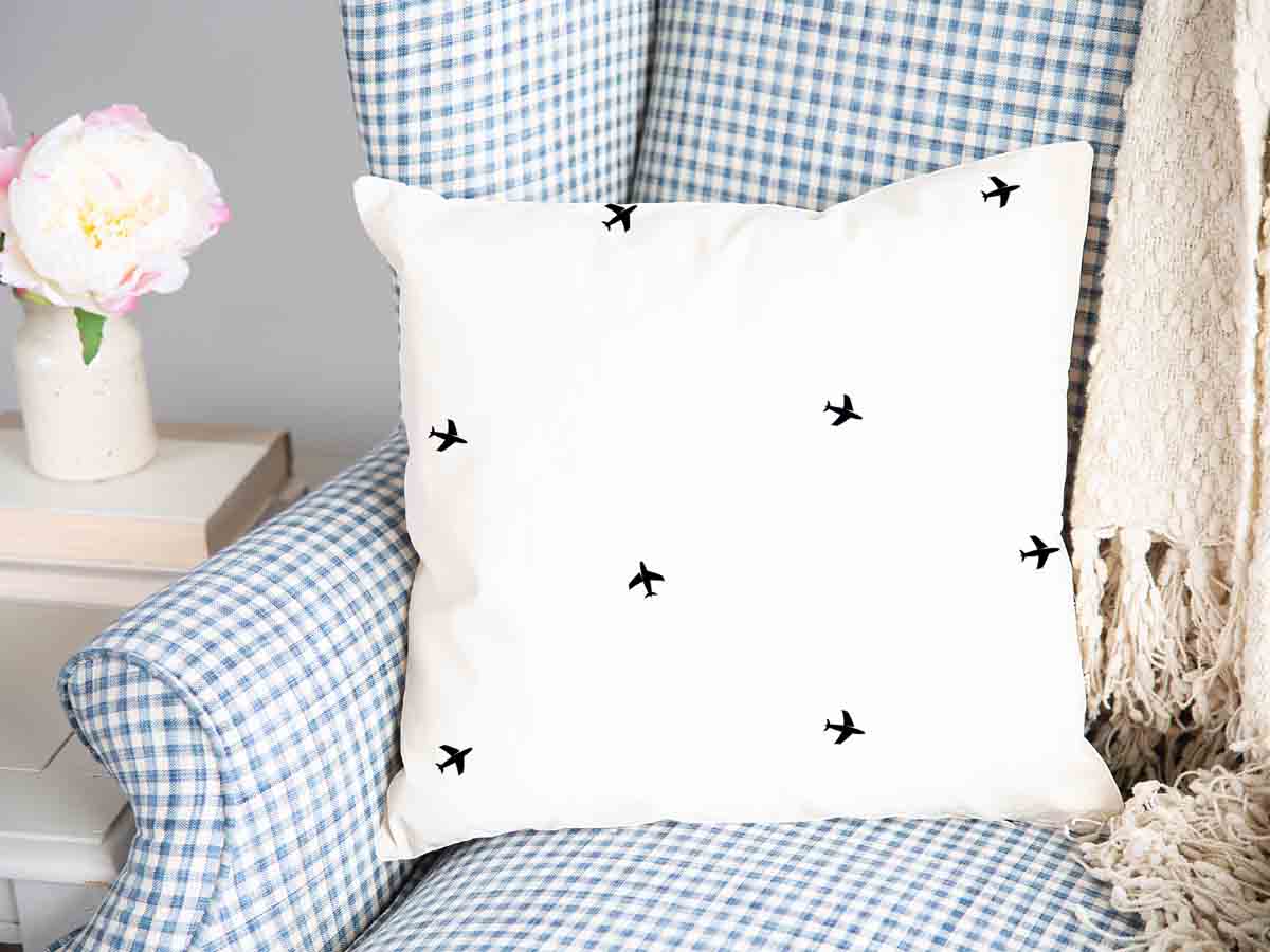 Gesundheitskissen Weiß Flugzeuge