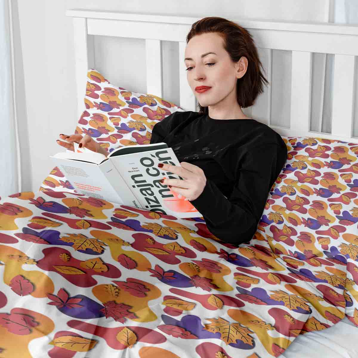 Therapiedekens beddengoed set bonte vlekken