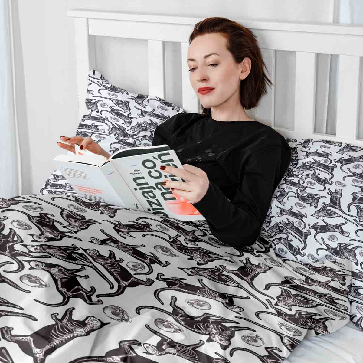 Therapiedekens Beddengoed Set Halloween Kat