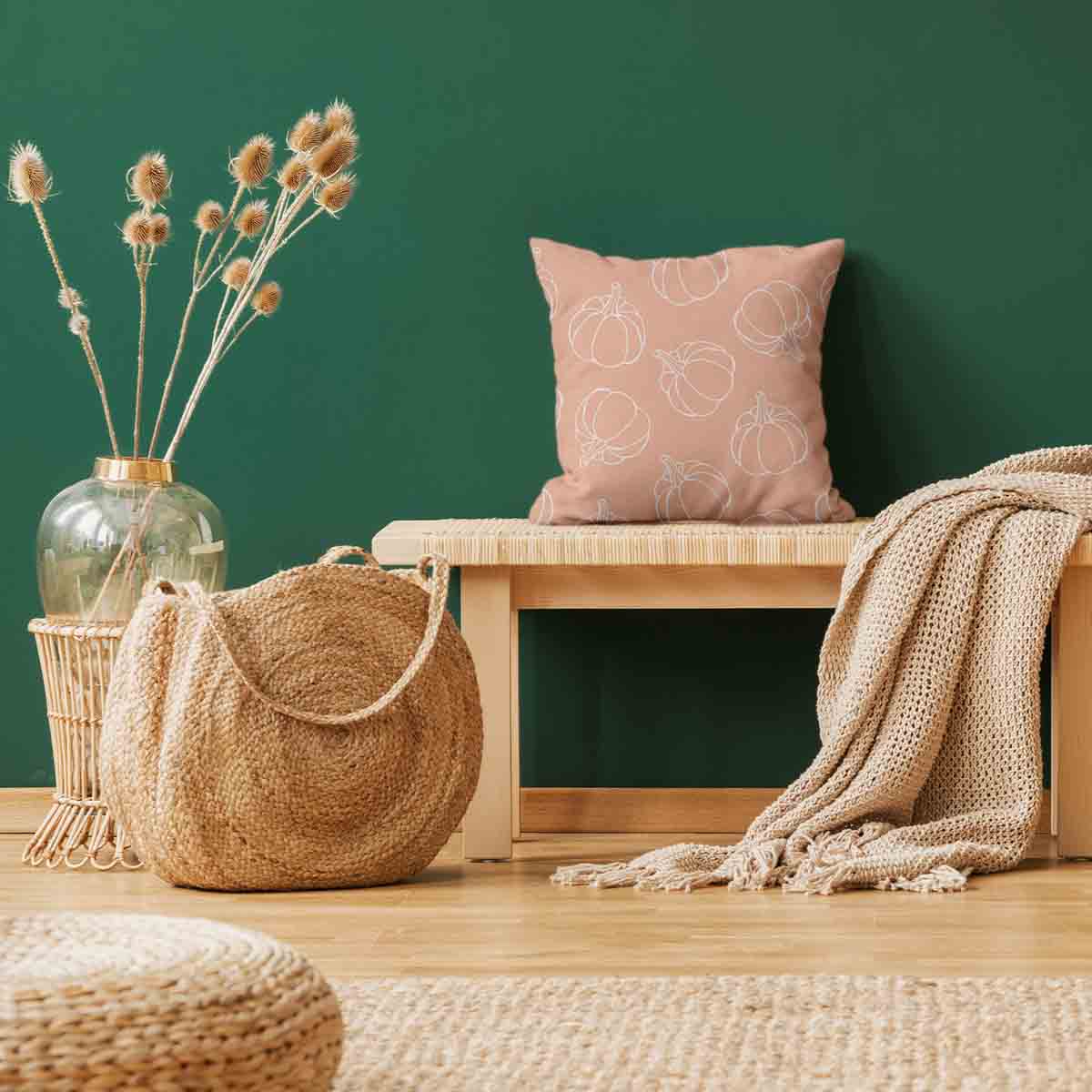 Gezondheidskussen Oranje met Pompoen