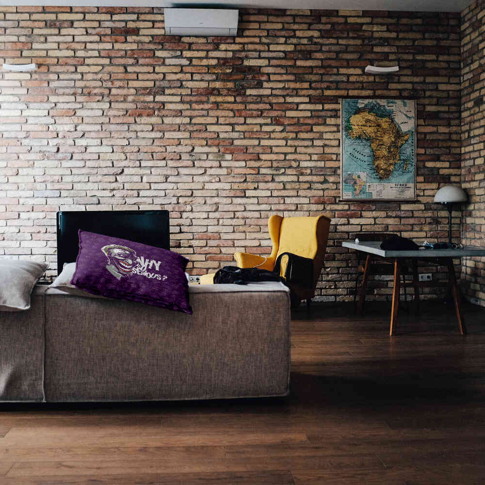 Gezondheidskussen Paars Why So Serious?