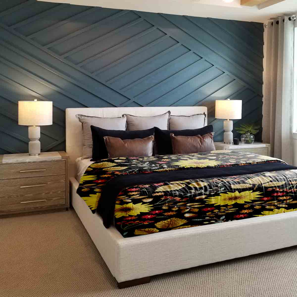 Original Therapiedecke - Baumwoll Bettwäsche Set mit Sonnenblume