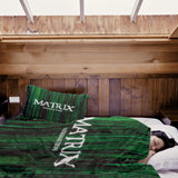 Therapiedecken beddengoed set Matrix in groen