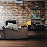 Gezondheidskussen Bladmotief Beige