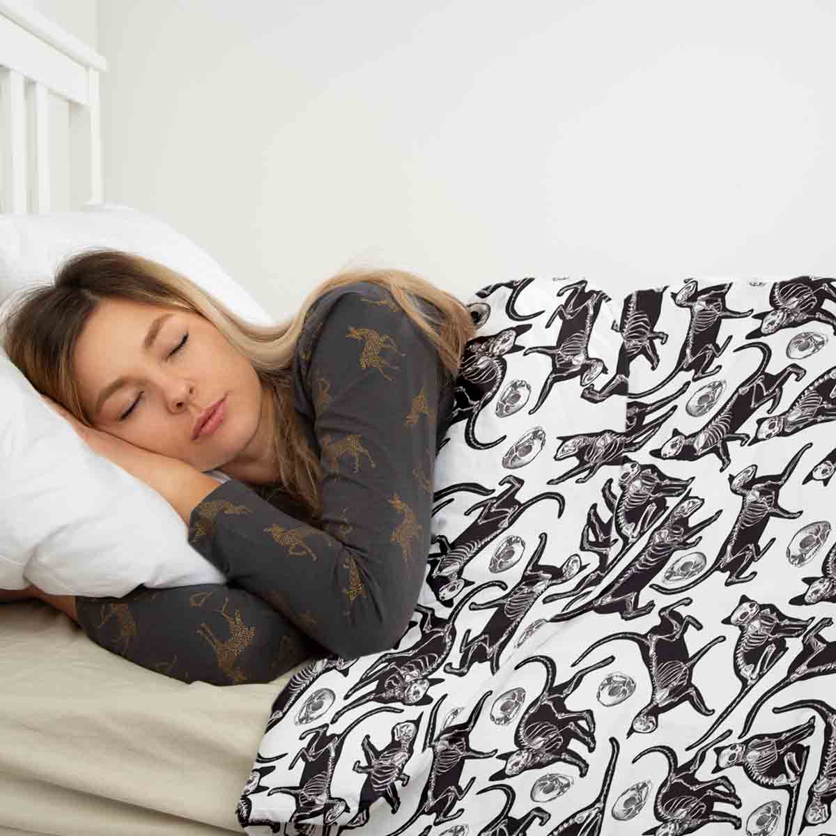 Therapiedekens Beddengoed Set Halloween Kat