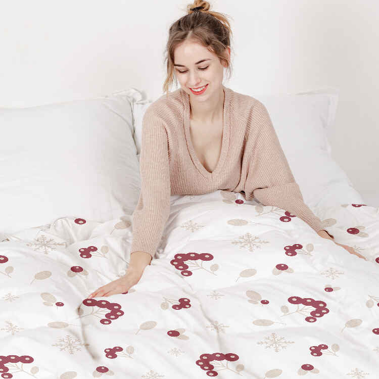 Original Therapiedecke - Baumwoll Bettwäsche Set mit Beerenstrauch