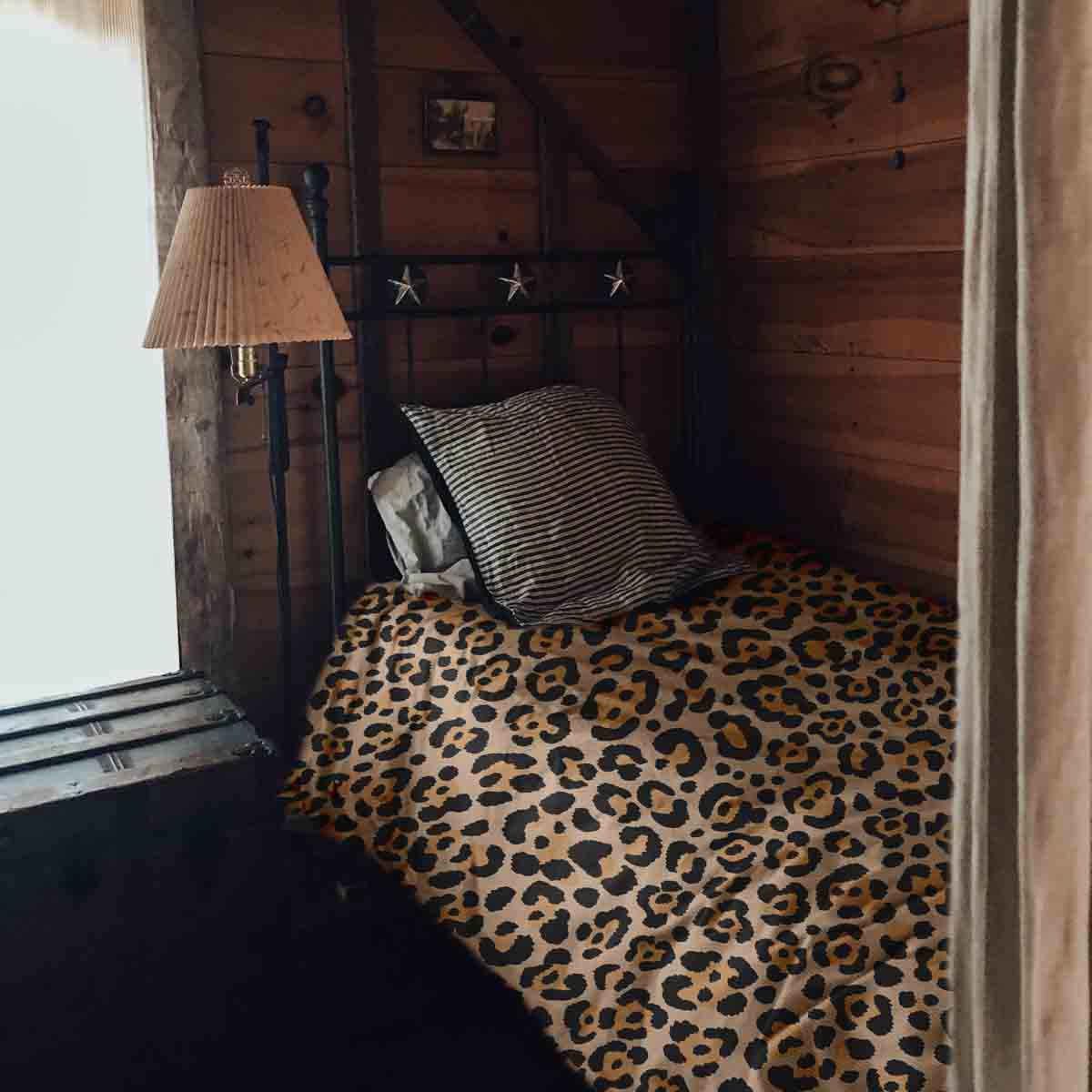 Original Therapiedecke - Baumwollbezug Leoparden Print