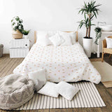 Therapiedekens Beddengoed Set Wit met Rietjes