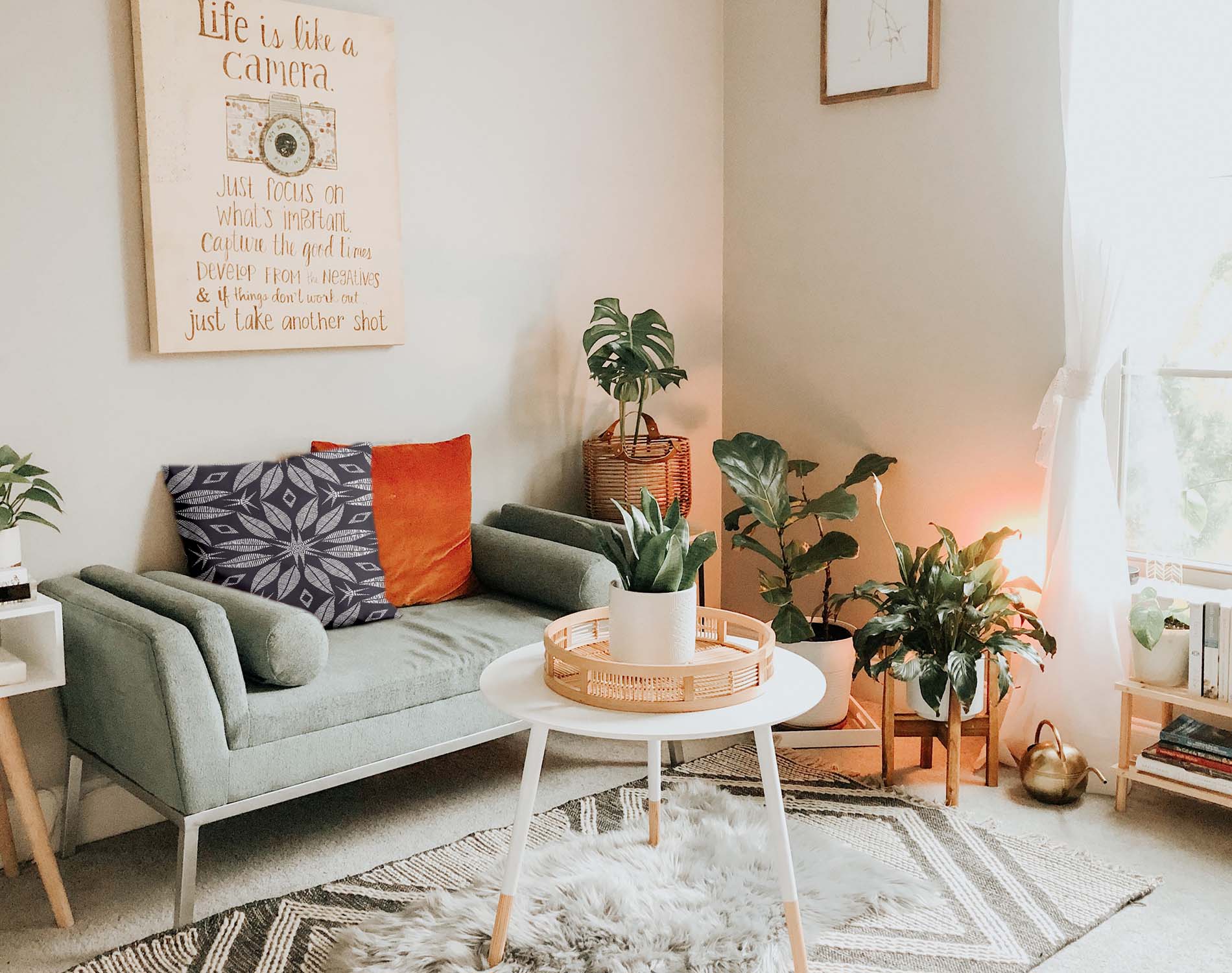 Gezondheidskussen met grote bloem