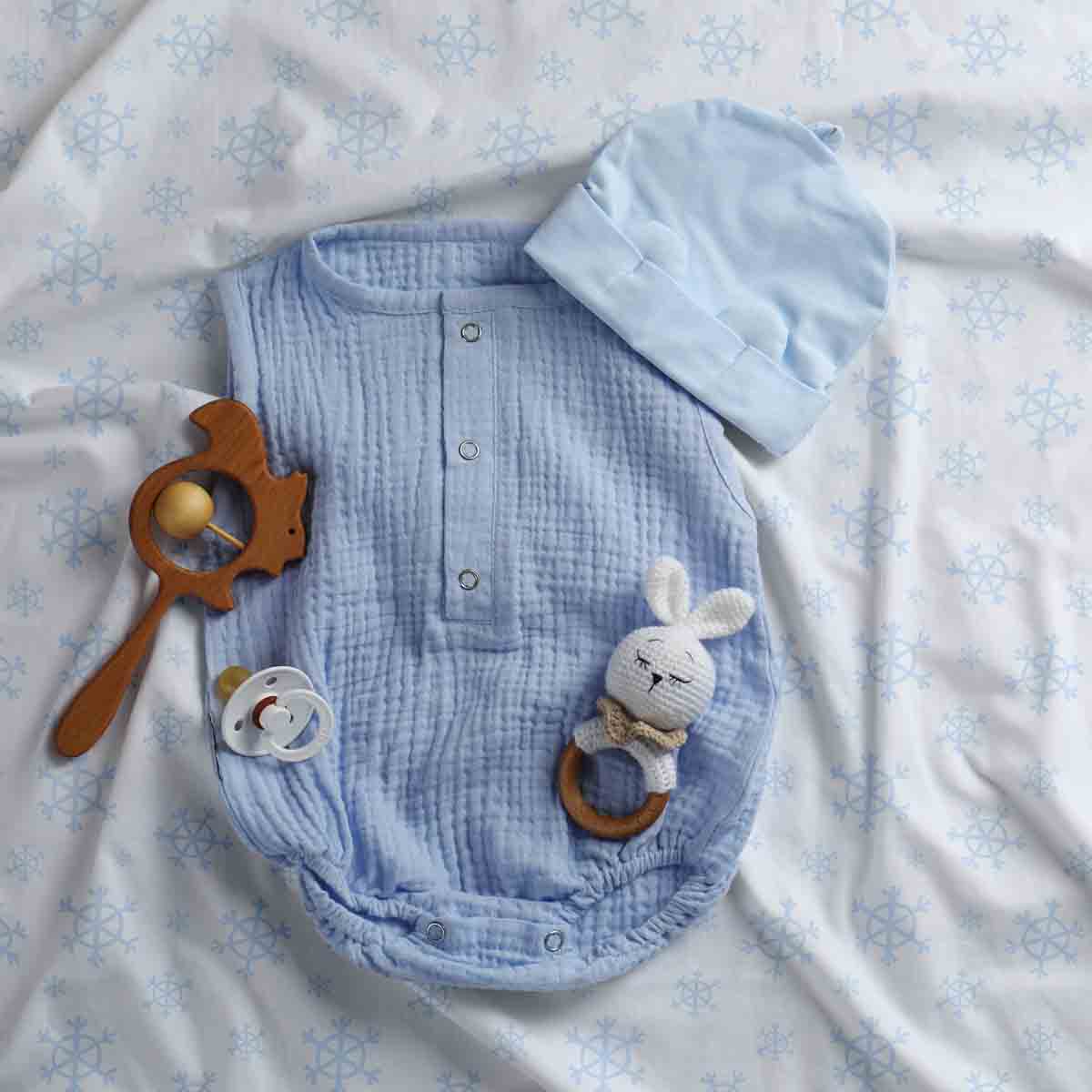 Original Therapiedecke - Baumwoll Bettwäsche Set Schneeflocken