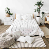 Therapiedecken beddengoed set met zwarte knoop