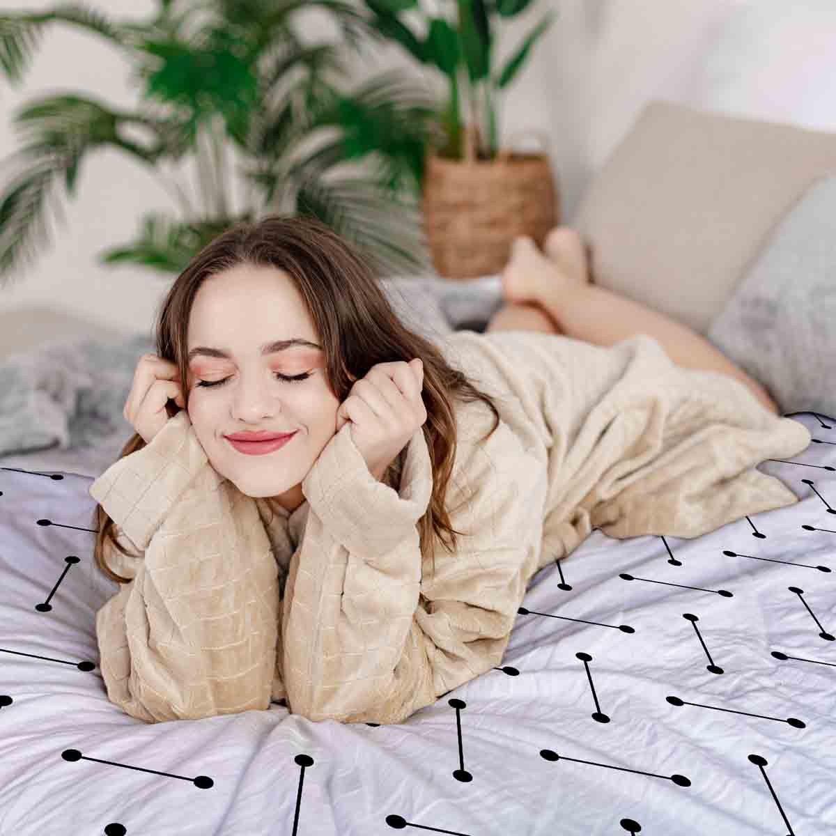 Therapiedekens Beddengoed Set Wit Lucifers